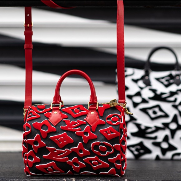 RARE Red Speedy Louis Vuitton - Picture 2 of 15